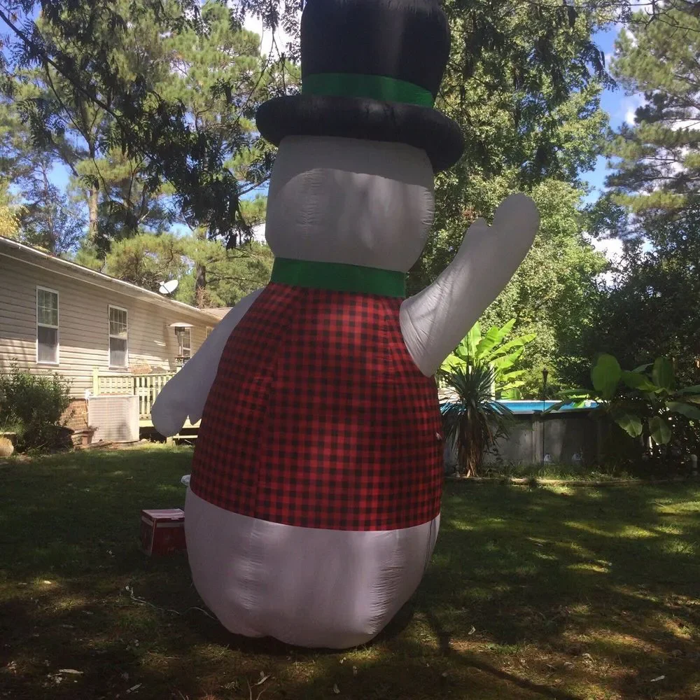 Gemmy 12.5 ft‎ Christmas Dapper Snowman Airblown Inflatable